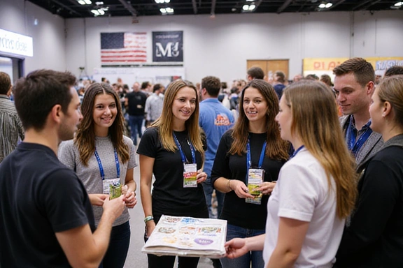 Tým VýživaPro na konferenci o výživě, diskutují s účastníky.